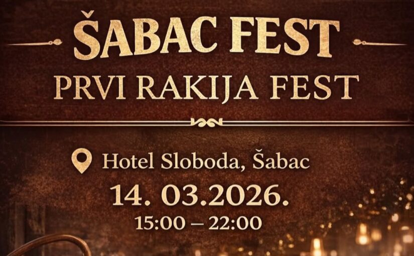 Rakija fest u subotu u Šapcu